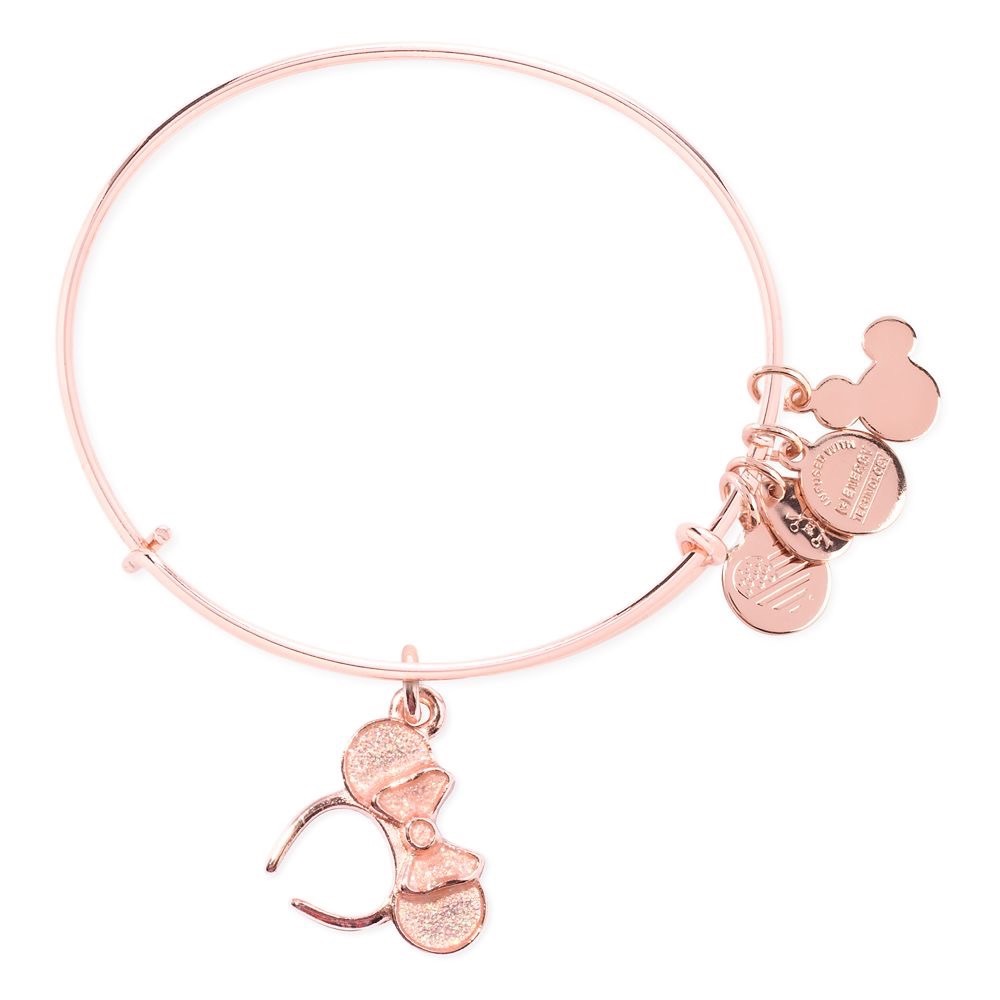 Rose Gold Minnie Ears Alex & Ani Bracelet